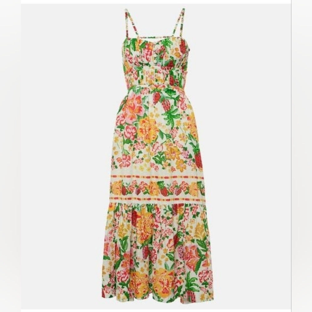 FARM Rio Multicolor Floral Backless Sundress - Picture 3 of 12